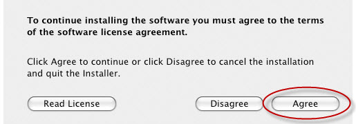 Click Agree To Continue With Installation